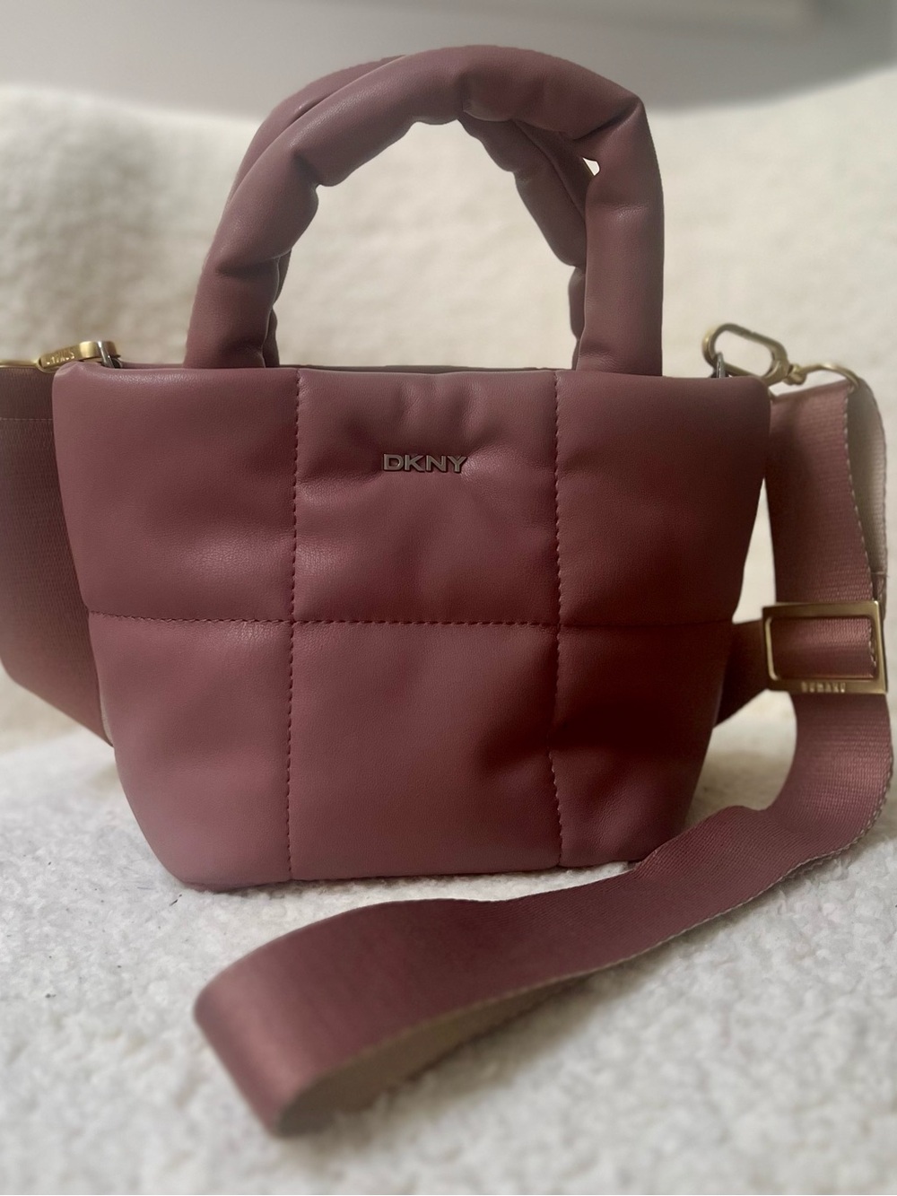 DKNY Poppy Quilted Crossbody Tote